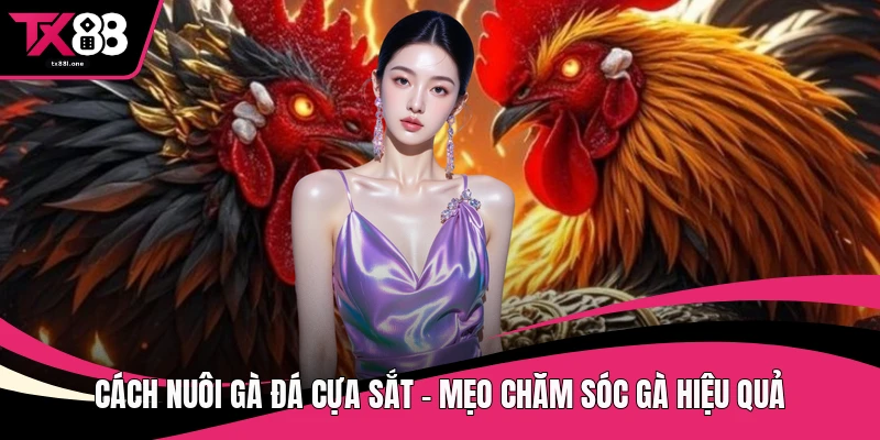 Cách nuôi gà đá cựa sắt