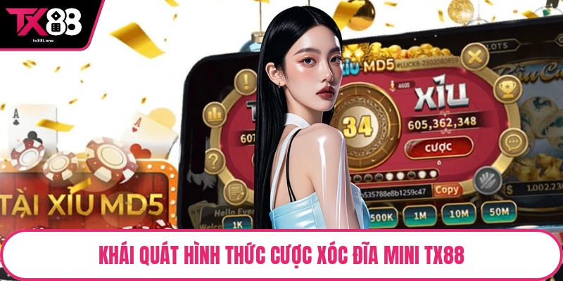 Khái quát hình thức cược xóc đĩa mini TX88