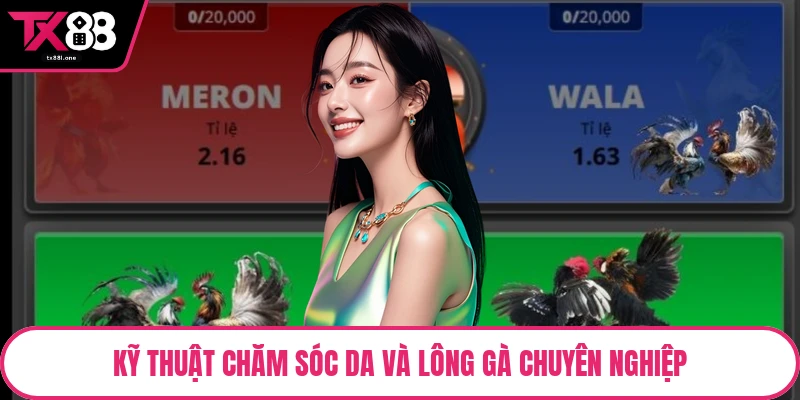 Kỹ thuật chăm sóc da và lông gà chuyên nghiệp