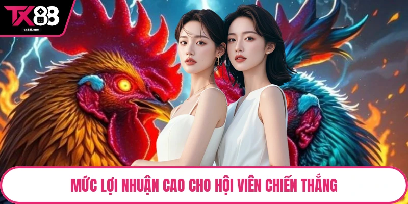 Mức lợi nhuận cao cho hội viên chiến thắng