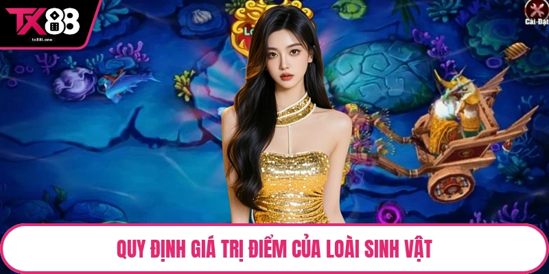 Quy định giá trị điểm của loài sinh vật