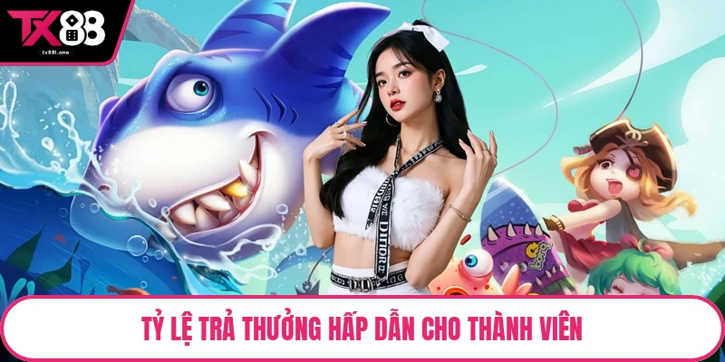Tỷ lệ trả thưởng hấp dẫn cho thành viên